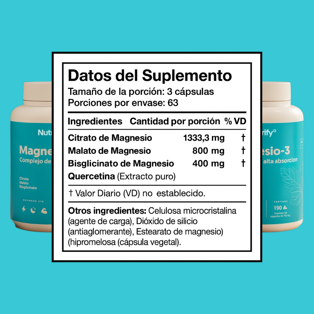 suplemento de magnesio