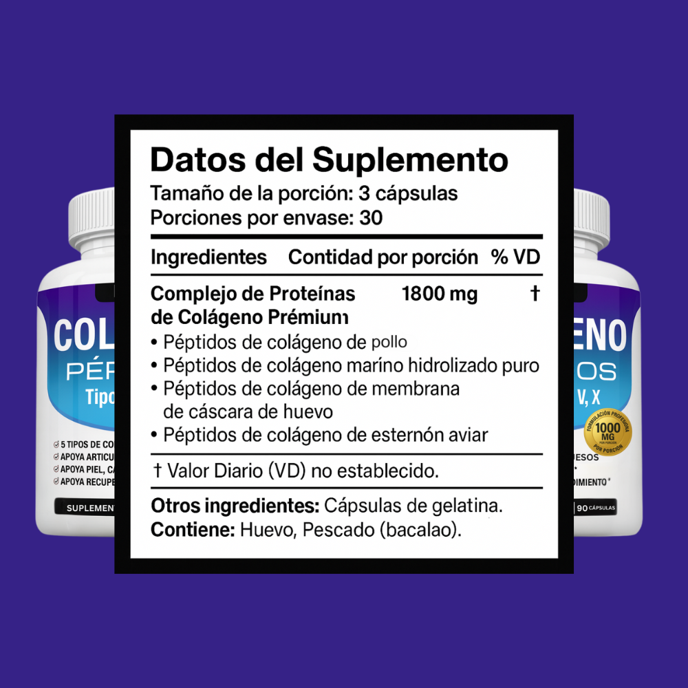 Suplemento de colágeno